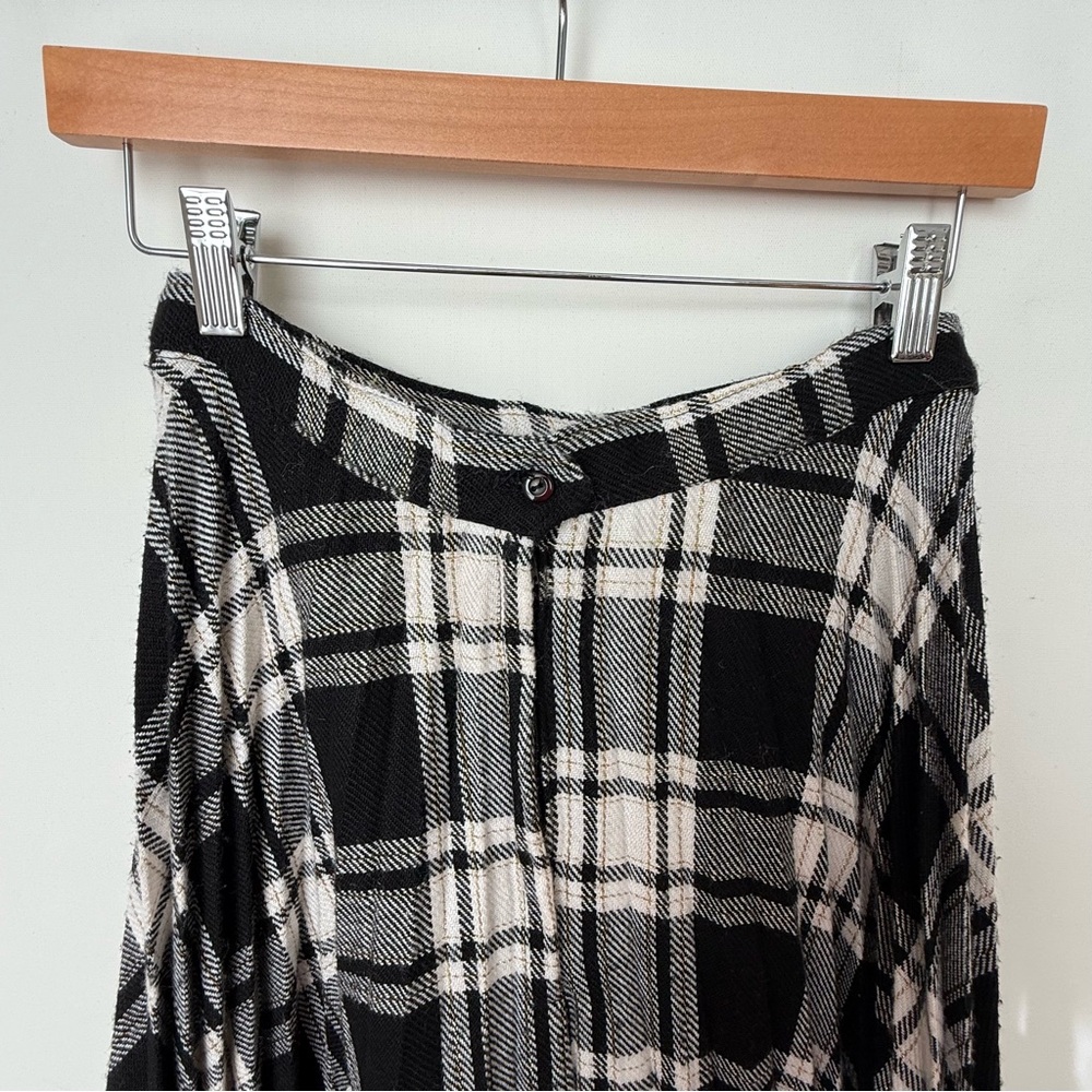 vintage plaid maxi skirt - Picture 4 of 5